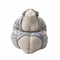 Ceramic Figurine Hand-Painted Girl Figurine Artistic Girl Figure for Home Stylists, Art Collectors, Shelf, Living Room, Entryway