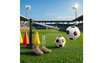 Football Kick Training set Adjustable Ball Control Practice Aid for yard