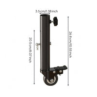 Locking Swivel Caster Leg Brake Lever Table Leg Caster Furniture Accessory Tightening Knob Home Hardware Height Adding