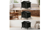 Outdoor Cat Shelter Waterproof Elevated Cat House Windproof Pet Shelter for Backyard