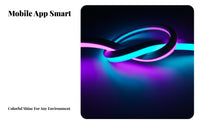 5 Meters Smart Luminous Light Strip Music Sync Universal Serial Bus Powered Light Strip Safe to Contact Timer Function