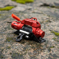 1/10 Scale Winch CNC Machined Vehicle Accessory Highly Simulated for Rough-Terrain Driving