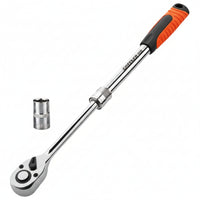72-Tooth Telescopic Ratchet Wrench with Adjustable Handle Anti-Slip Telescopic Ratchet Wrench Heavy Duty for Diyers