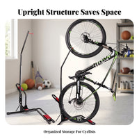 Adjustable Sports Gear Storage Standing Bike Parking Stand Detachable
