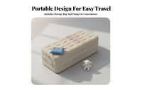 Portable Train Sleeper Bed Widener Compact Storage Inflatable Train Bunk Mattress Long-Lasting Self-Inflating Travel Mattress Easy to Clean for Children, Families