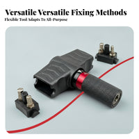 Red Adjustment Collar Cycle Tightening Wrench Knurled Grip Hand Tool
