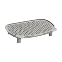 Easy to Clean Raised Cat Litter Mat Washable Litter Mat with Legs Sturdy Scratch-Resistant for Cats, Small Areas