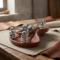 Coil Springs Leather Cycle Saddle Metal Rivets Sprung Cycle Saddle Classic Shock Absorption