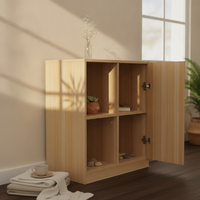 Dining Table Cabinet Combo Foldable Folding Dining Table Built-in Storage