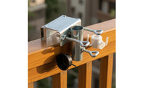 Threaded Screws Tube Socket Clamp Loop Handles Metal Clamp Bracket Multi-Part Adjustment Collar Assembly Smooth Finish