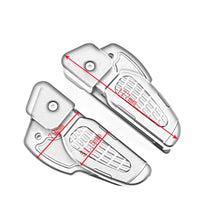 Folding Rear Foot Peg CNC Machined Foldable Footrest Aluminum Alloy Rear Passenger Foot Peg