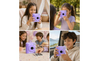 2.4-Inch Screen Instant Print Camera Portable Children's Camera 1080P Multifunctional for Classroom