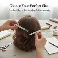 Premium Thickened Alligator Hair Clips for DIY Hair Accessories