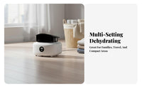 Portable Clothes Dryer Easy Assembly Electric Clothes Drying Machine Foldable Laundry Dryer Timer Function for Travelers