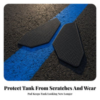 Fuel Tank Side Pad Grip Tank Side Protector Rounded Edges Textured Surface