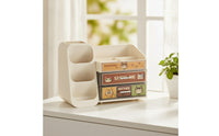 Cat Makeup Organizer Space Saving Makeup Organizer with Drawers Compact Cosmetic Storage Box with Drawers for Teens