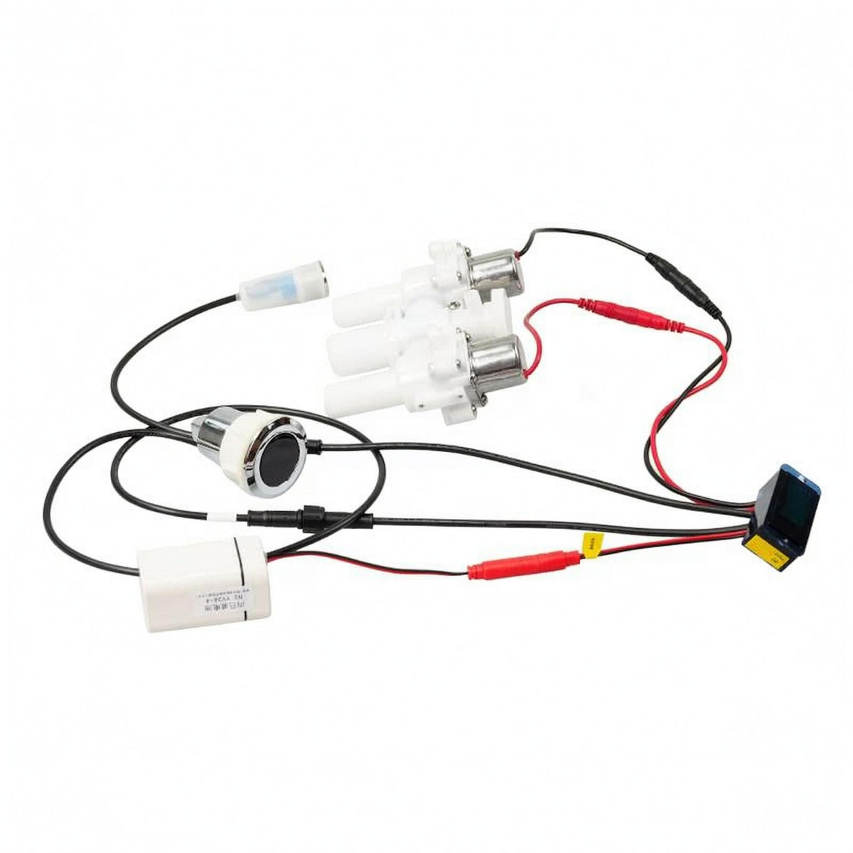 Electronic Smart Toilet Flush Control Kit Wired Infrared Sensor Flush Kit Compact Sensor Toilet Flusher
