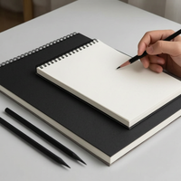 Thickened 8K Sketchbook for Art Students, A4 Sketch Paper Pad, Children's Dutch White Cardboard, Student Kraft Paper Blank