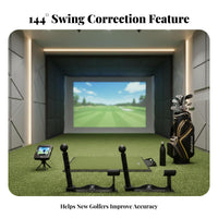 Improves Muscle Memory Golf Swing Training Aid Instant Feedback Golf Swing Corrector Portable Design for Amateur Golfers, Beginners, Indoor