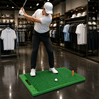 Golf Practice Mat Indoor Use With Tee 2300g Home Training Tool