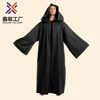 万圣节魔法袍牧师袍斗篷披风长袍带帽死神cos星球大战玩偶