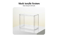 Acrylic Display Box High Distinctness Clear Acrylic Display Box Transparent Storage Container Particles Proof for Collectors