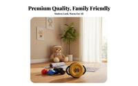 Shock Absorbent Round Punch Pad Multi-Layer Padding Handheld Training Pad Secure Grip Boxing Strike Target Reinforced Handles for Children, Adults, Beginners, Gym