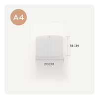 Lightweight Round Paper Display Stand Stackable Desktop Display Riser Nesting Product Photo Prop Stand Decorative Finish for Live Broadcasting