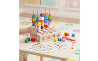 Child-Centered Shape Matching Board with Cards Stacking Wooden Sorting Board Educational Shape Sorter Sensory for Toddlers