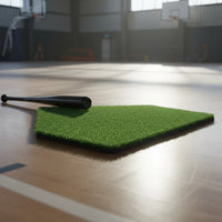 Home Home Plate Training Mat Portable Baseball Batting Low-Profile Mat-Profile Baseball Batting Turf for Softball Participants, Backyard