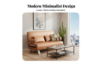 Two-WayUse transformable Armchair Foldable Pull-pull-open Sleeper Chair Space-Saving Sofa Bed Movable with casters for Apartment Dwellers, Homeowners, Office Workers, Small Spaces, Balcony, Study Room, Bedroom