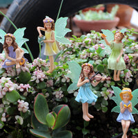Glow-in-the-Dark Fairy Resin Garden Ornament with Wings