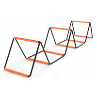Orange Rungs Foldable Agility Ladder Storage Bag Included Sports Training Gear Coordination Practice