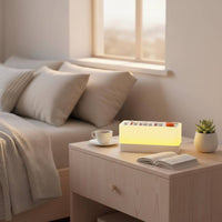 RGB   Speaker Modern Design Night Illuminated Speaker Body Audio Device for Bedroom
