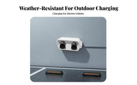 Two-Socket-Port Charging Station Shell Dustproof Two-Socket Socket Charger Enclosure Electric Scooter Charger Box Easy