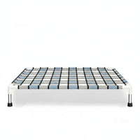 Year-Round Elevated Dog Bed Removable Washable Raised Pet Bed Stainless Steel Frame Raised Pet Cot for Indoor