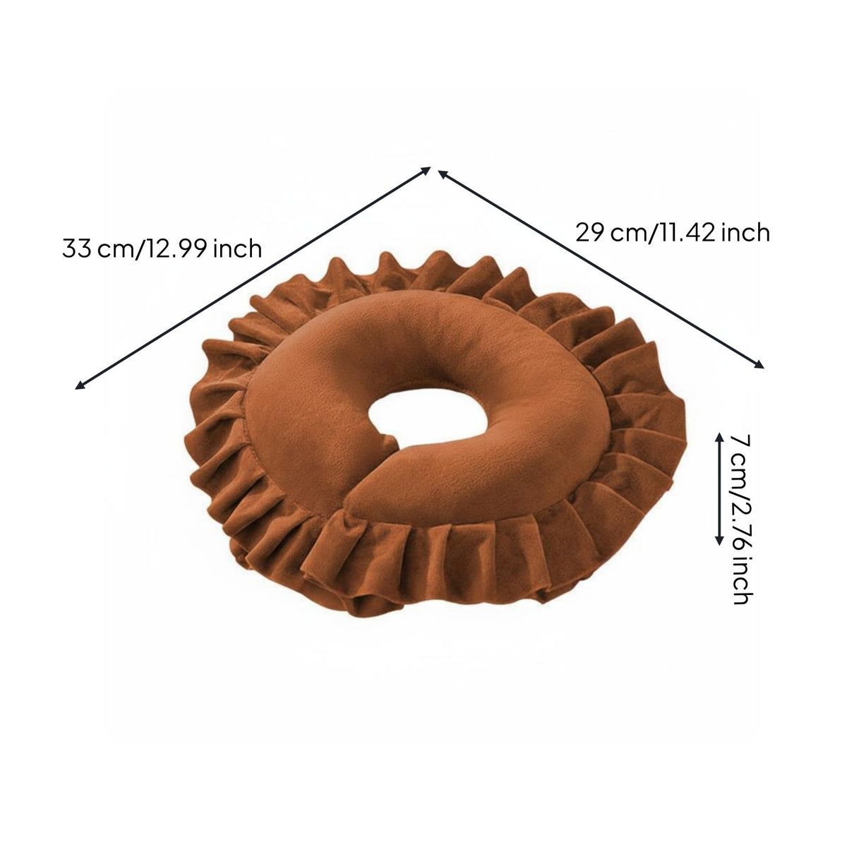 Leaves No Marks Silicone Face Pillow Non-Slip U-Shaped Face Pillow Comfortable for Beauty Therapists, Spa Professionals, Spas, Home