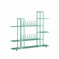 Floor-Standing Multi-Tier Flower Pot Holder Modern Minimalist design 5-Tier Rolling Plant Stand Stepped design Indoor Furnishing Space-Saving for Gardeners, Apartment Dwellers, Homeowners, Living Room, Balcony, Corner Spaces, Bedroom