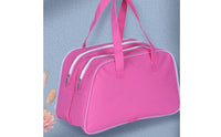 Double Zipper EVA Tote Bag Structured Large-Capacity Tote Rounded Corners Waterproof Storage Bag White Trim