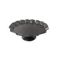 Polished Pedestal Fruit Tray Smooth Surface Footed Fruit Tray Pedestal Bowl