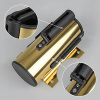 Space-Saving Wall Mounted Retractable Belt Barrier Professional Wall Barrier with Retractable Belt Stable Long-Lasting for Restaurants