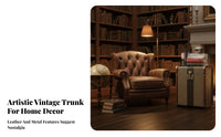 Suitcase End Table Multi-Purpose Decorative Storage Table distinctive Aesthetic