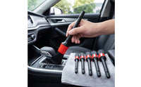 5 Pieces Soft Bristle Car Detailing Brush Scratchscratchless Automotive Detailing Brush Gentle Multi-Purpose for Air Vents