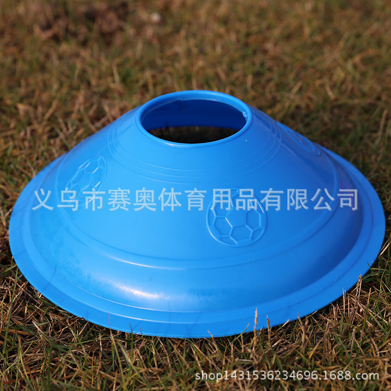 Thickened Large Soccer Training Cones, Obstacle Marker Discs, Roadblock Markers, 6cm Height