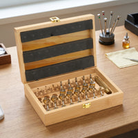20 Pieces Watch Winding Key Set Knurled Size Marked Pocket Watch Winding Tool Set Wood Box Tool Kit