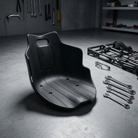 Ribbed Drift Trike Seat Long-Lasting Molded Plastic Seat with Handhold Comfortable Premium for DIY Builders