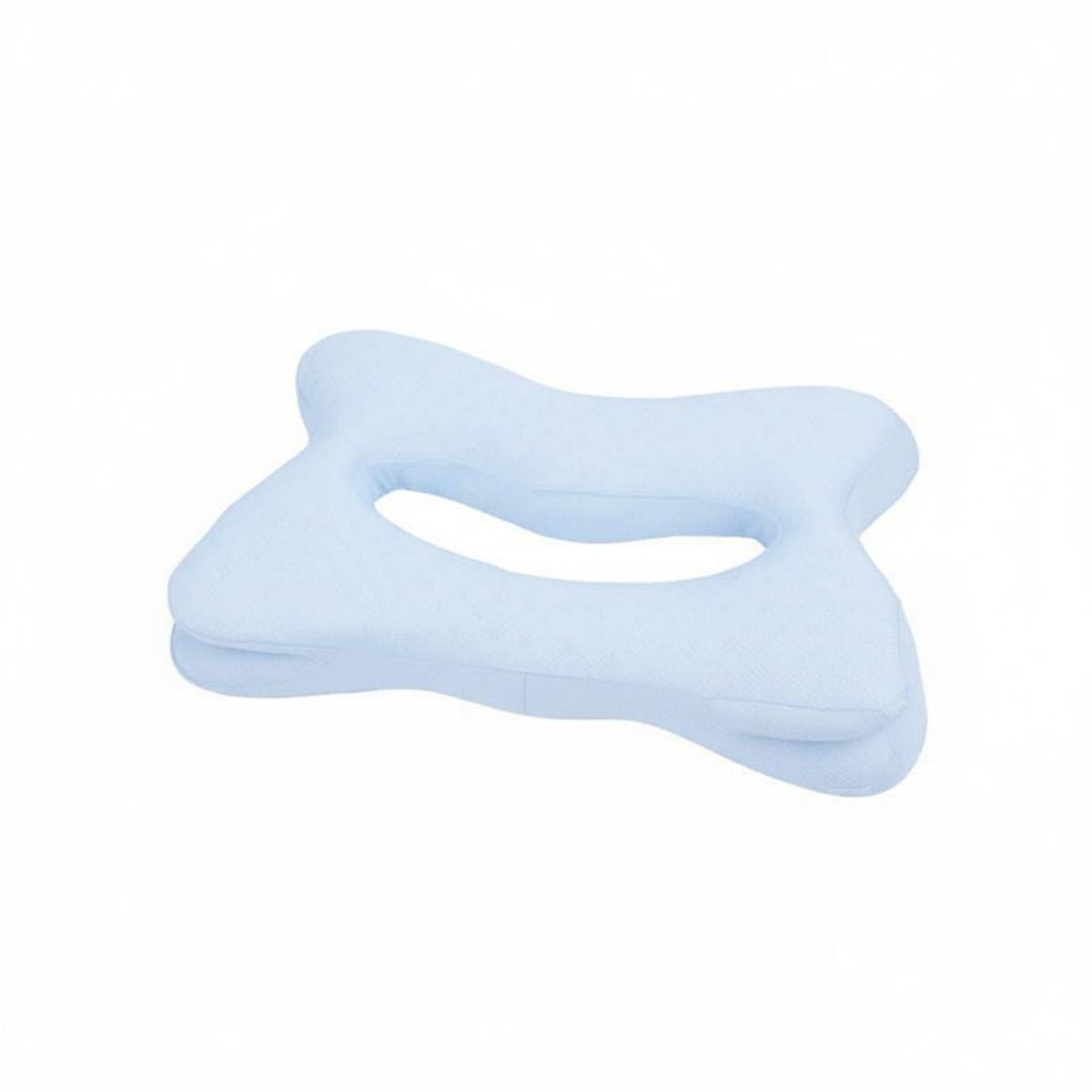 High Rebound Latex Beauty Pillow Breathable Butterfly Side Sleeper Pillow Medium-Firm Support for Adults, Women, Nightly Sleep, Resting, Bed