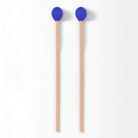 2 Pieces Marimba Mallet with Maple Handle Wooden Marimba Mallet Percussion for Students, Practice