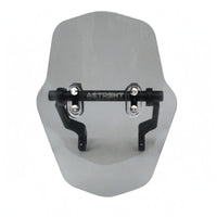 Universal Motorcycle Windshield Clamp Mount Handlebar Windshield Metal Bracket Motorbike Wind Screen Glossy