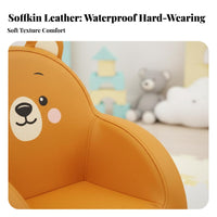 Learn-to-Sit Support Upholstered child's Armchair Soft and Cushioned child's Club Chair Padded Seat kids' Furniture Stable Design for Toddlers, Preschoolers, Parents, storytime Corner, Kindergarten, Nursery, Playroom